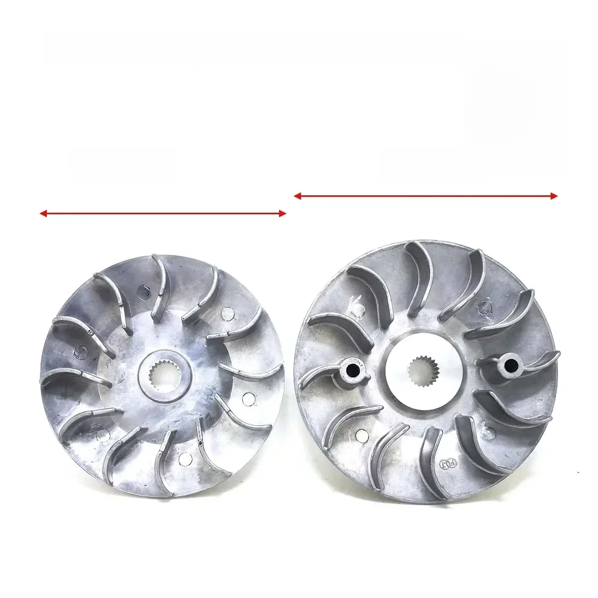 128MM 138MM 21T wentylator wariatora CVT CN250 CF250 250CC 172MM V3 V5 Baja Baotian Kazuma Kinroad wydma Taotao Buggy ATV skuter — zdjęcie 2