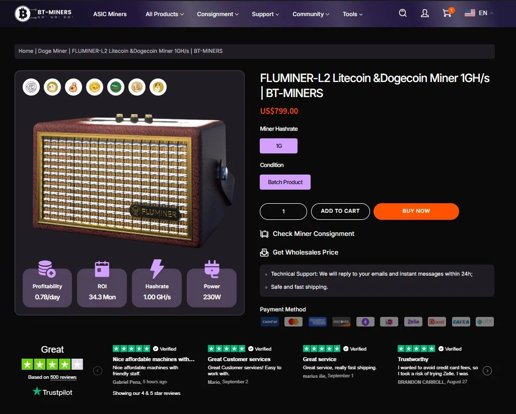 🚨   DISPONIBILE AGORA! 🚨   Il FLUMINER L2 – il primo minatore in stile altoparlante al mondo! 🎶 💠   1–1,2 GH/s | ⚡   230-280W | 🔇   ~35 dB