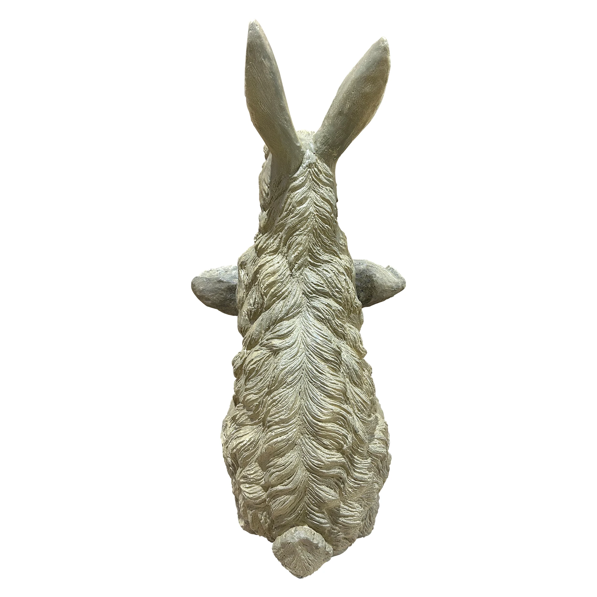 Magnesium Oxide Bunny Statue Holding Decor Hand-Painted Rabbit Sculpture Garden Lawn Ornament