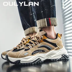 Oulylan 2024 Nieuwe Sneaker Casual Hardloopschoenen Outdoor Sport Sneakers Mannen Ademende Gym Training Atletische Ontwerper