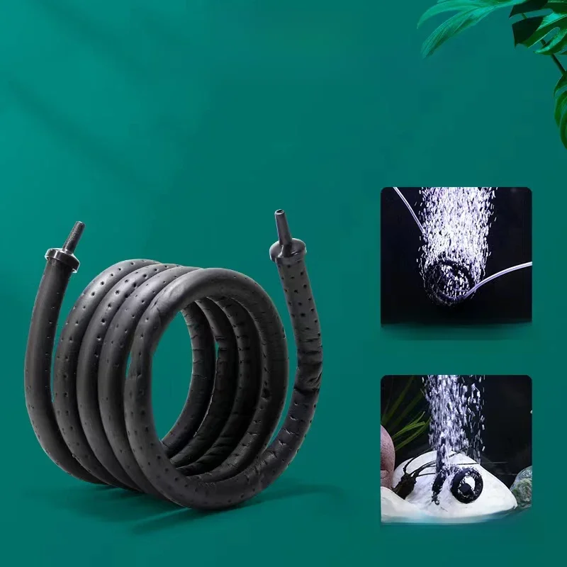 Rozmiary 20cm ~ 120cm akwarium akwarium kamień powietrzny bańka ścienna napowietrzanie miękka rurka wąż pompa do akwarium hydroponiczny dyfuzor tlenu rury — zdjęcie 2