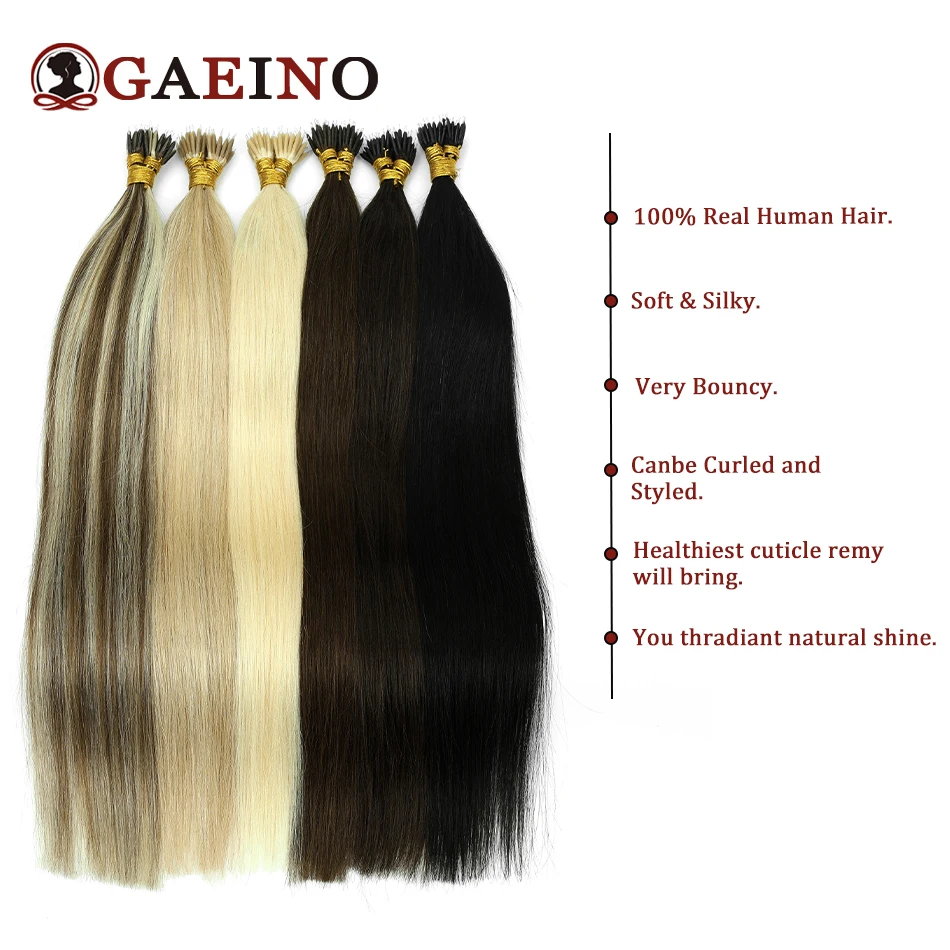 Straight Nano Ring Human Hair Extension Rings Micro Links Human Hair Extensions Natural Blonde Micro Bead Loop Pre Bonded 16-22