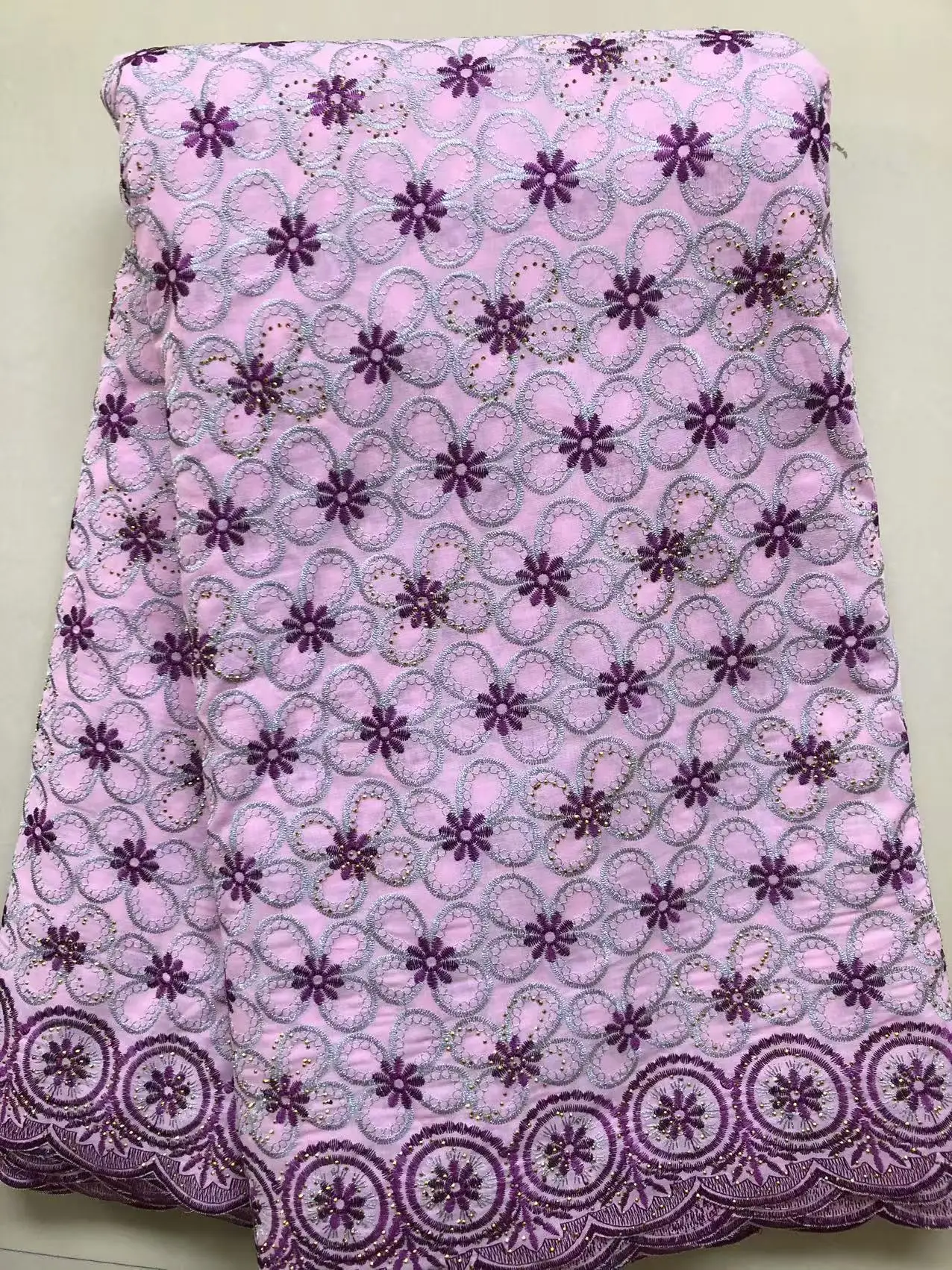 african-stones-cotton-lace-fabric-2026-newest-swiss-voile-lace-nigerian-embroidery-lace-for-women-wedding-dresses5yards