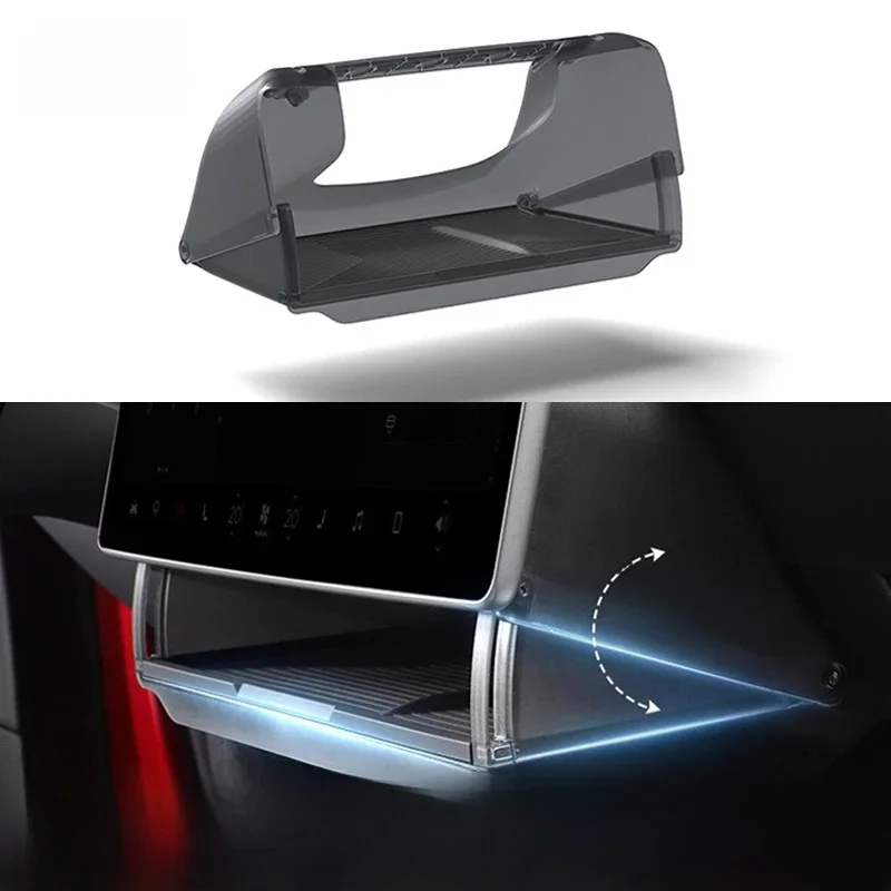 Magnetyczny schowek pod ekranem do Tesli Model Y 3 Highland 2024 2023 2022 2021 Taca organizacyjna na konsolę środkową — zdjęcie 2