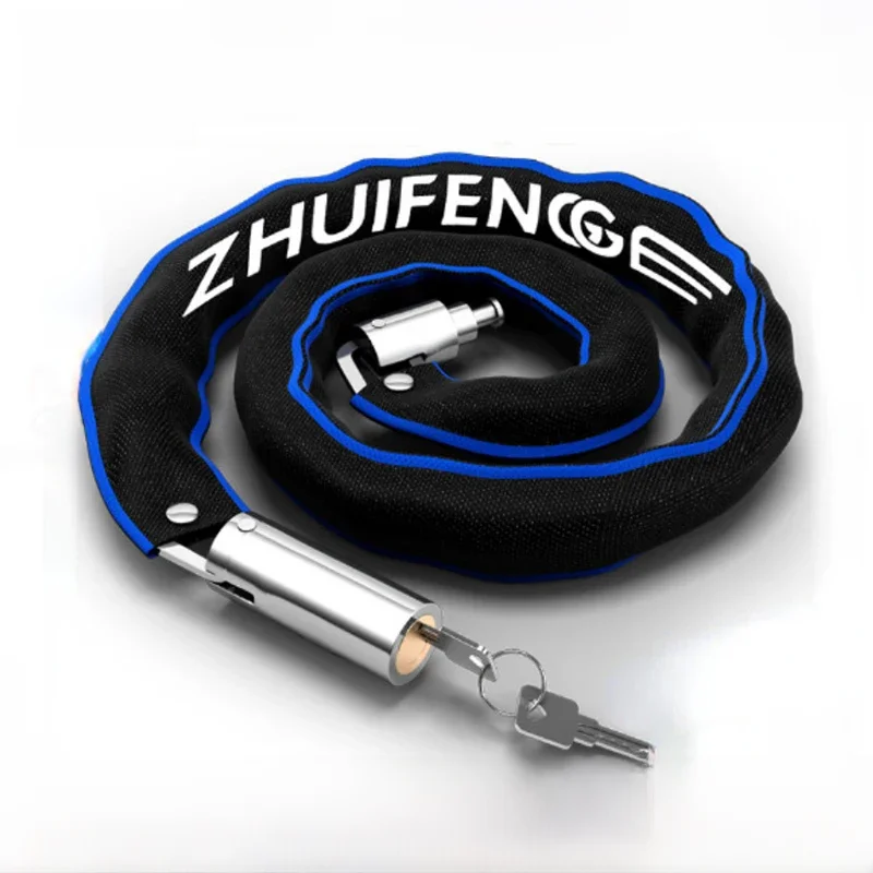 AliExpress Bike Lock 60/65/85/105cm Metal Anti-Theft MTB Road Bike Heavy Duty Safety Lock Motorcycle Padlock