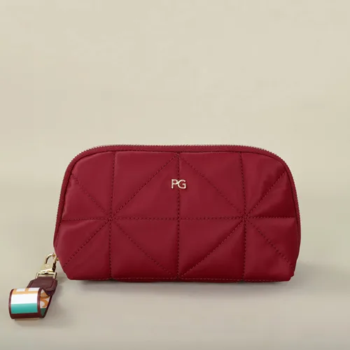 PG tela de nailon multifuncional impermeable plegable nuevo diseño de moda portátil fácil de llevar bolso de cosméticos