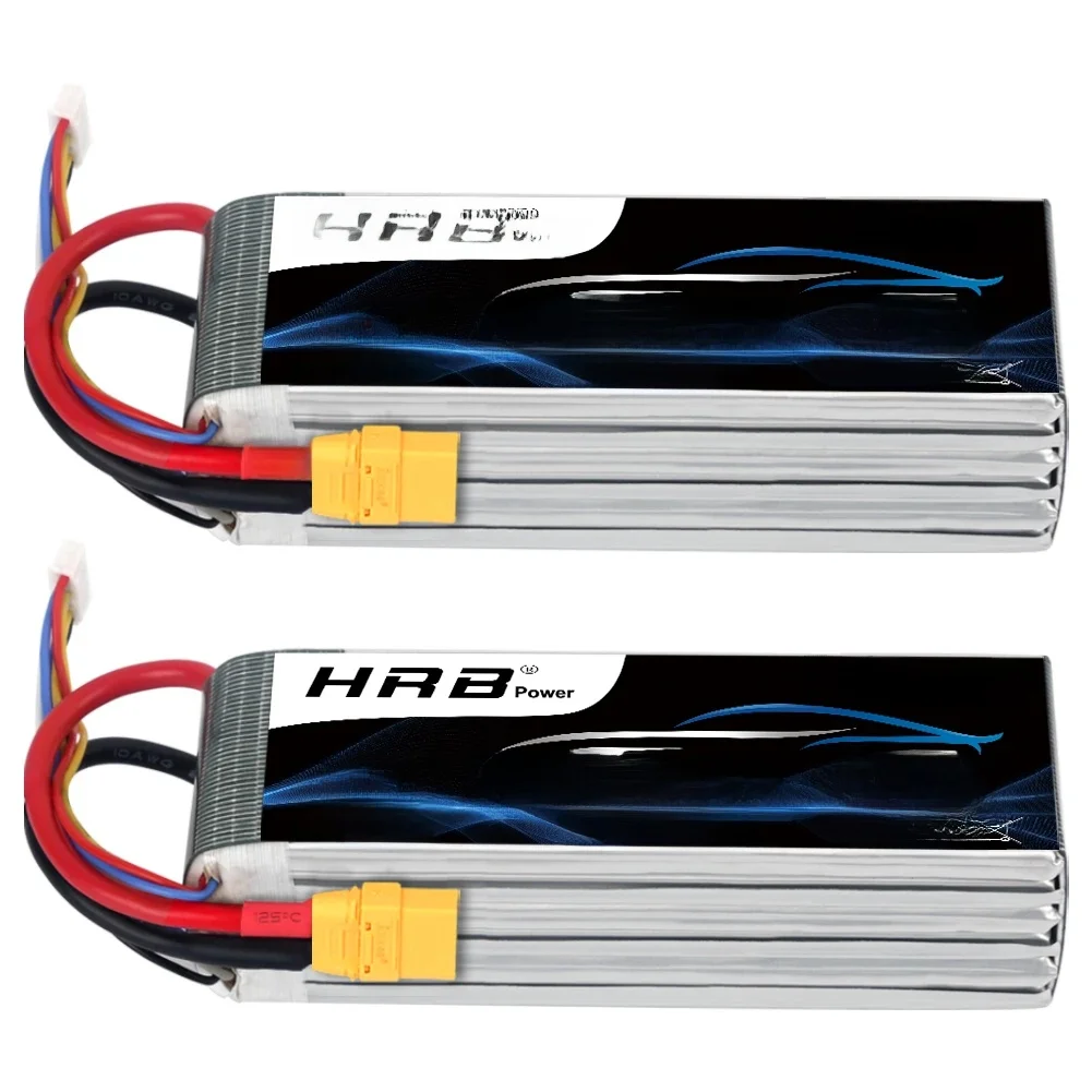 Akumulator HRB 6S Lipo 22,2 V 5000 mAh Akumulator do drona 120C ze złączem XT90 do helikoptera RC Monster 550E 700E RC łodzi RC — 2