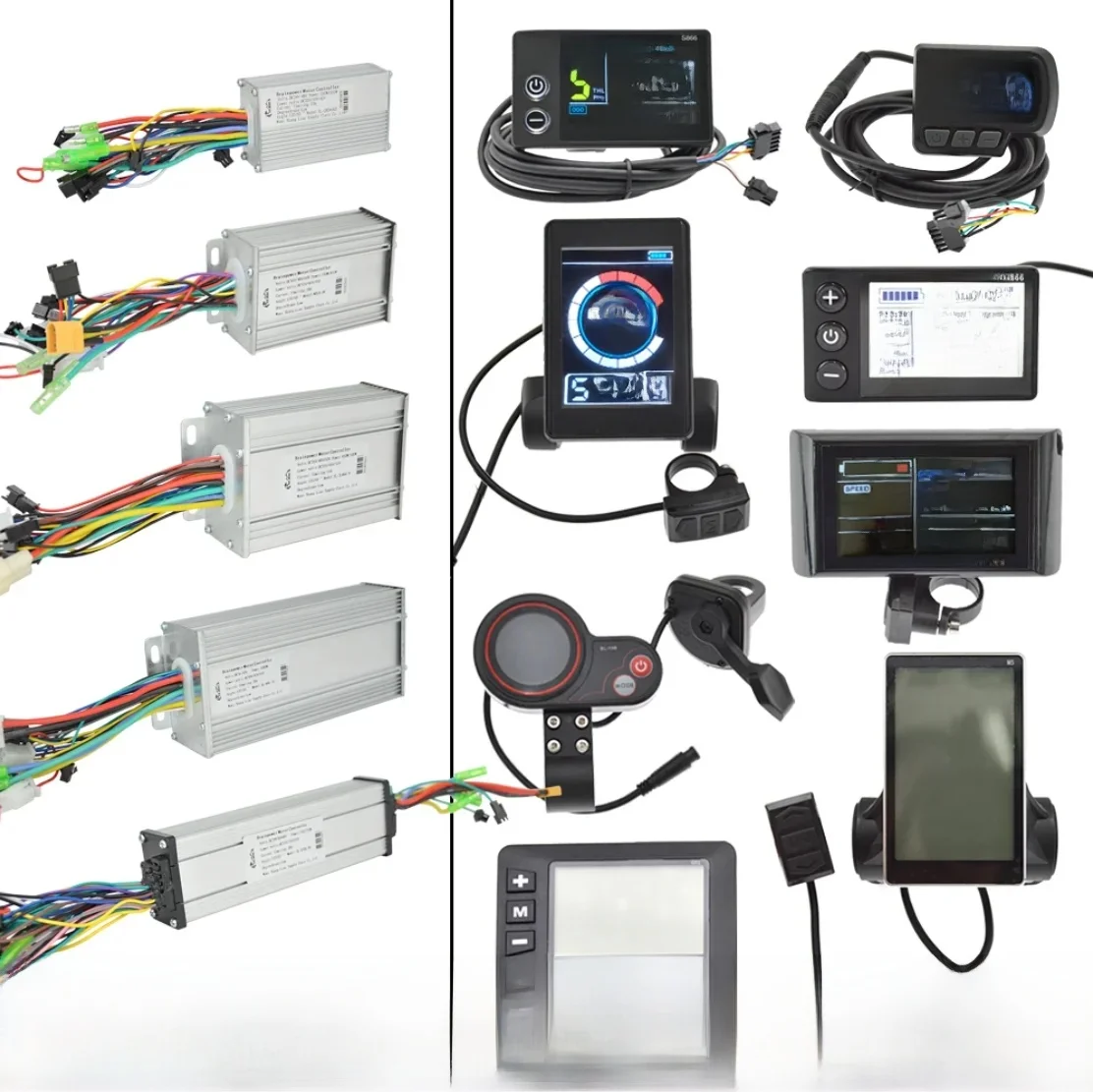 AliExpress NONE Electric Bicycle 13A/18A/25A/28A/38A Brushless Motor Controller LCD Display Intelligent Control Multiple Specifications