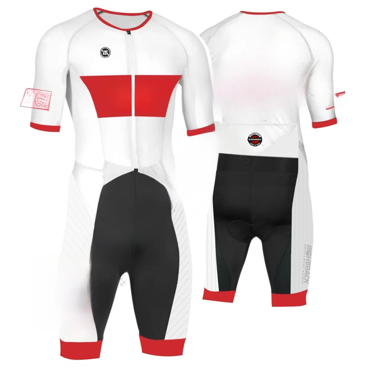 AliExpress Custom Name Flag Trisuit Clothing Men's Triathlon Skinsuit RIGHTTRACK Swimming Cycling Running Competition Apparel
