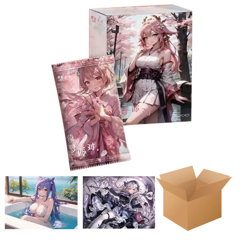 Goddess Story Cards Booster Box Wholesale Lingka Dream Party Wholesale1case Tcg Board Party Games Playing Anime Cards