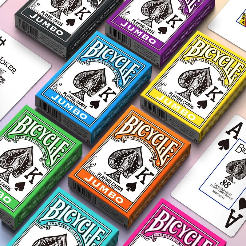 Bicycle Jumbo Index Nertz Playing Cards Large Print Poker Size Deck of Cards for Easy Reading Family Card Games and Casino Play