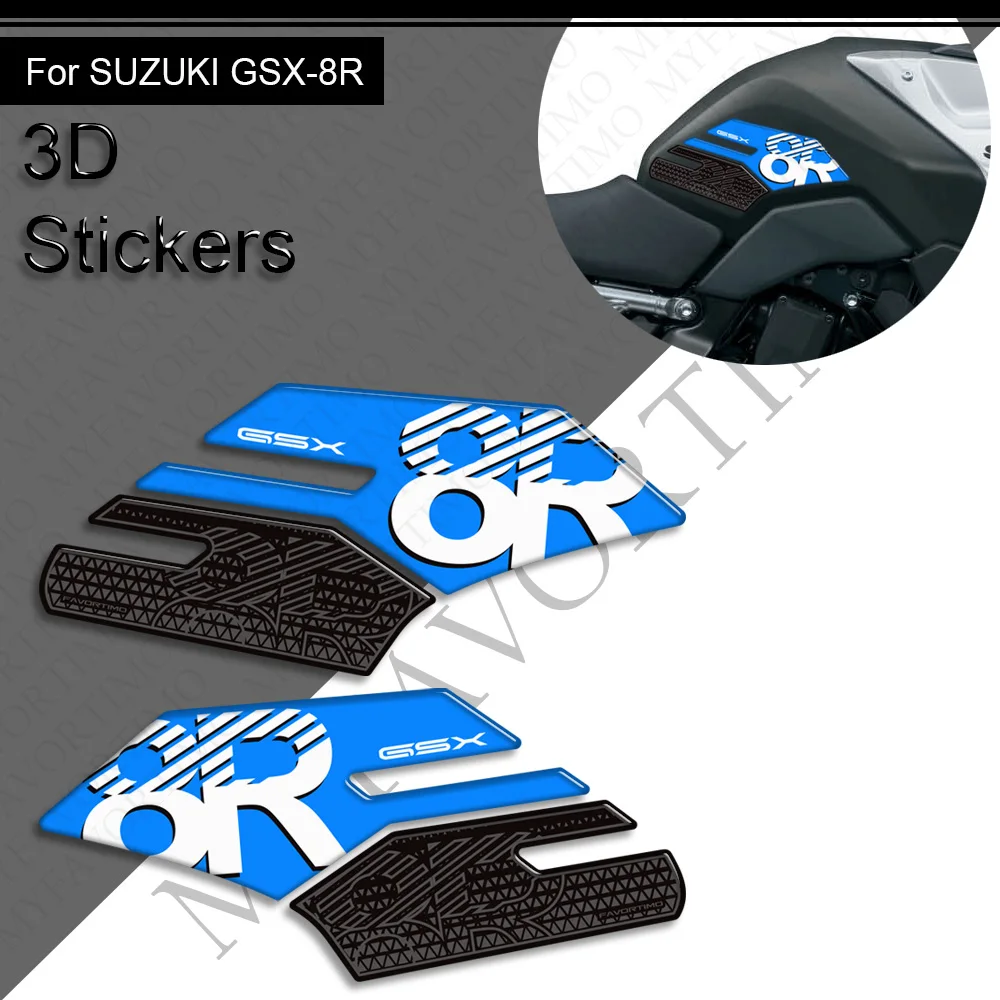 For Suzuki GSX-8R GSX 8R GSX8R Protection Tank Pad Side Grips Gas Fuel Oil Kit Knee Stickers Decals Fairing Fender 2024 2025