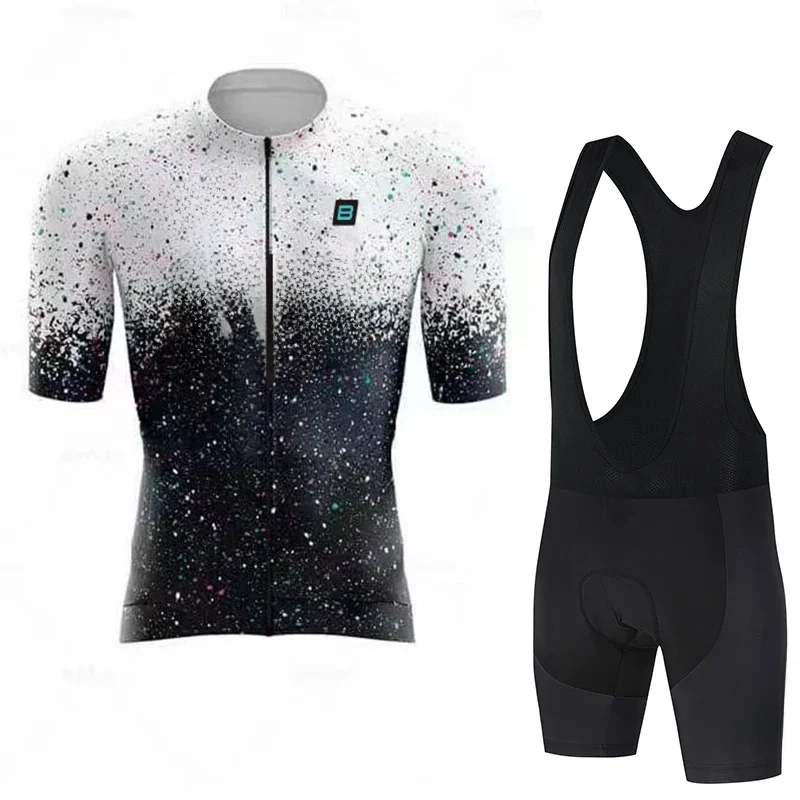 AliExpress SYN Cycling suit set for men's summer short sleeved cycling jersey quick drying breathable outdoor cycling bib sports shirt