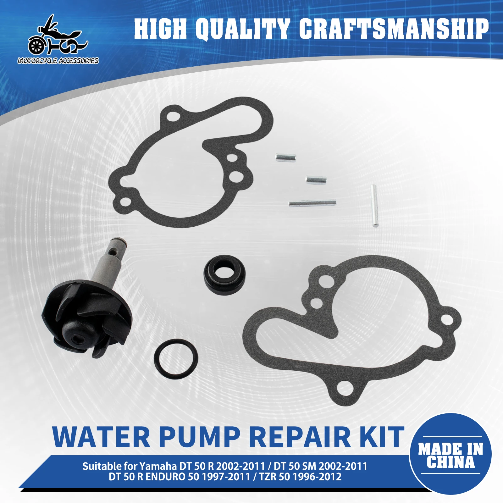 

SJ Motorcycle Accessories Water Pump Repair Kit For Yamaha TZR50 DT50 R European 2T 100110080