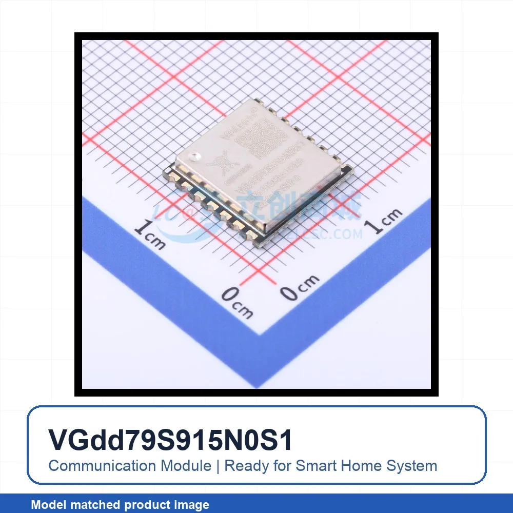 3pcs VGdd79S915N0S1 SMD 11.5x11.5mm 915MHz 22dBm SPI LoRa RF Transceiver Module for Smart Home System