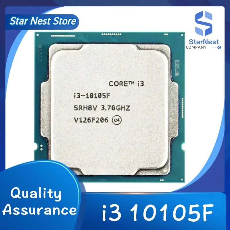 

Core i3 10105F 3.7GHz 4-core 8-thread LGA 1200 processor