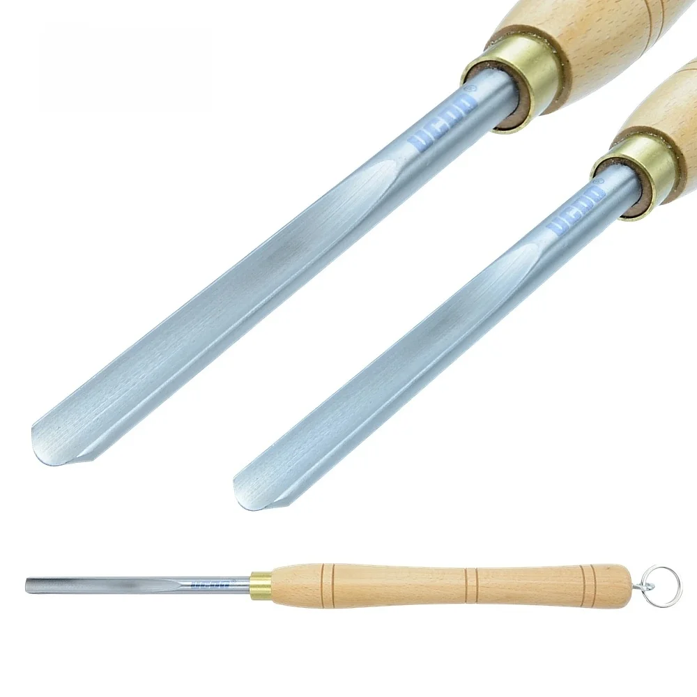 UCDO 10/12mm Spind Gouge HSS narzędzia do toczenia drewna z uchwytem z orzecha wiszące pierścienie do obróbki drewna dłuta tokarskie do narzędzi tokarskich do drewna — zdjęcie 2
