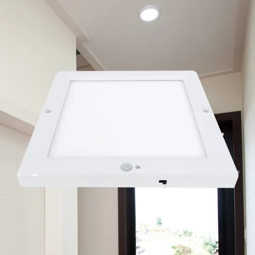 Longevity Lamp Led 8 Inch Square Sensor Light 20W Entrance Light Porch Light Stair Light Ceiling Light