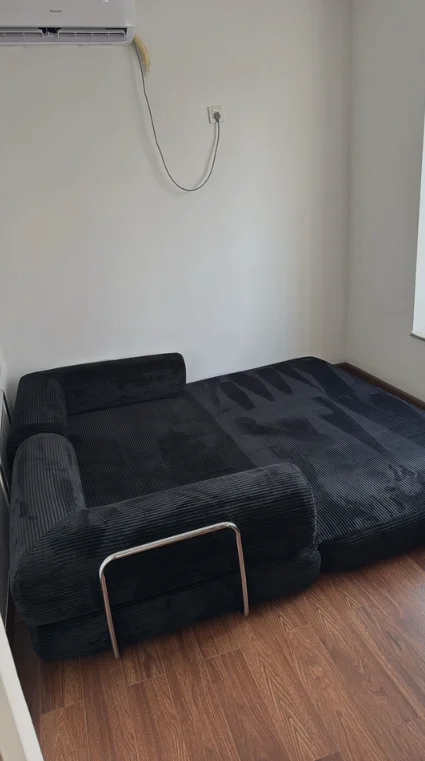 2026 Nieuw Ontwerp Hoekmodel Vacuüm Gecomprimeerde Stoffen Sofa Compressie Bed Set Huis Appartement Hotel Woonkamer Slaapbank