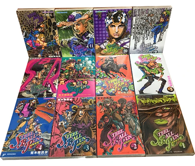 Age 15 up JoJo\'s Bizarre Adventure PART7 Manga Book Japan Youth Teens Cartoon Comic Language Traditional Chinese Random 1 Book