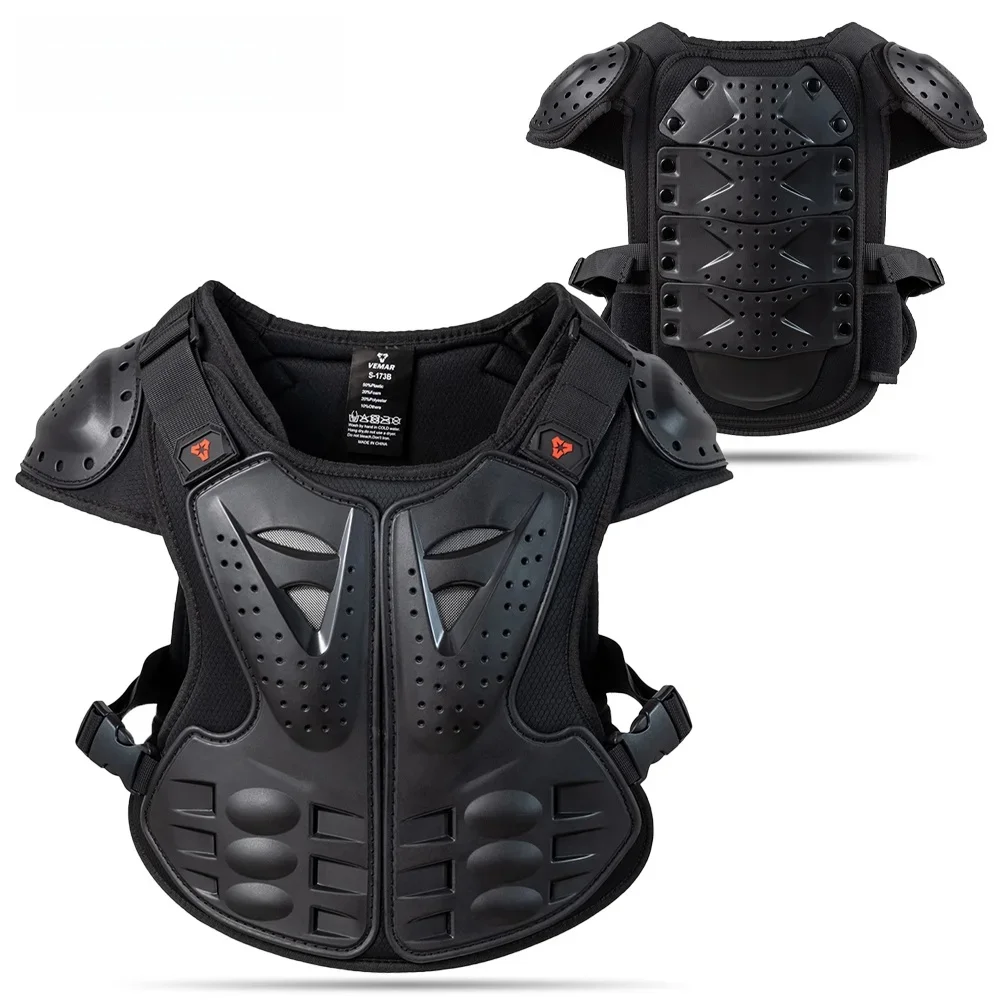 AliExpress VEMAR Children Motorcycle Riding Body Armor Vest Kids Motocross Back Chest Protectors Off-Road Dirt Bike Cycling Protective Gear