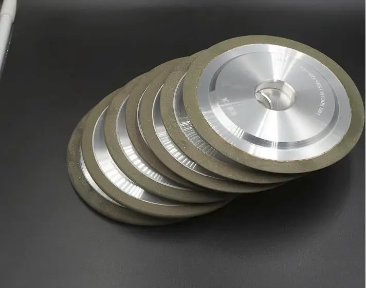 Bogenförmige Diamantschleifscheibe mit runder Kante, SDC-Harzschleifscheibe für Stahl, Sägeblatt, Keramik, Glas, Drehwerkzeug, Schlitzwerkzeug – Detail 2