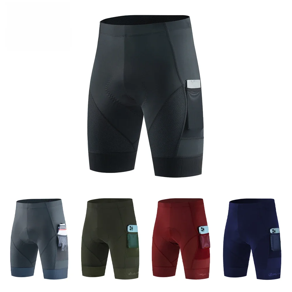 AliExpress YKYWBIKE Sports Padded Bike Shorts for Men Cycling Bicycle Shorts Comfortable Road Biking Pants 2 Pocket Tights Slim Fit