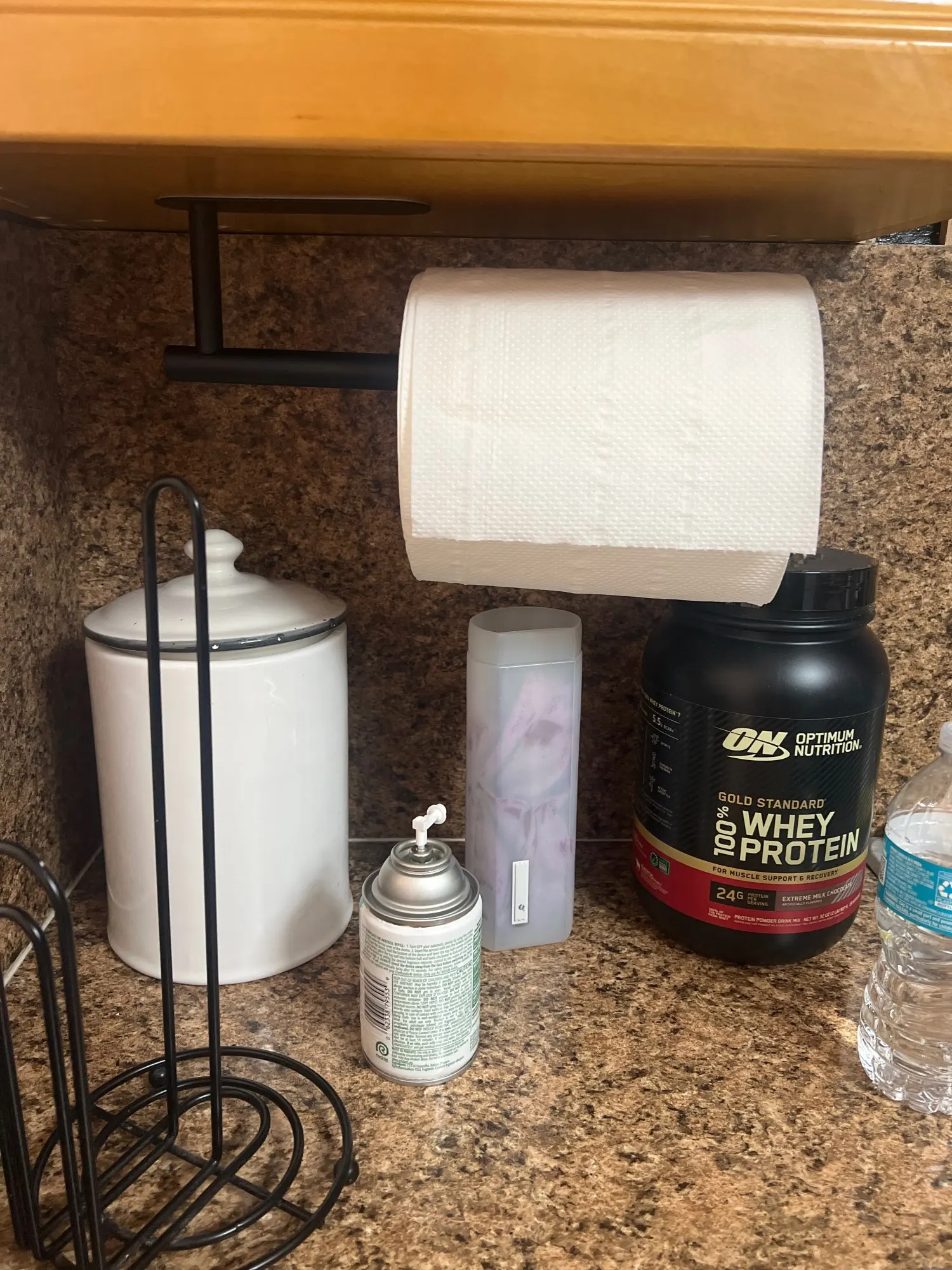 Kitchen Paper Towel Holder Adhesive Tissue Hanger Toilet Roll Paper Dispenser Cabinet Storage Napkin Rack Bathroom Accessories photo review