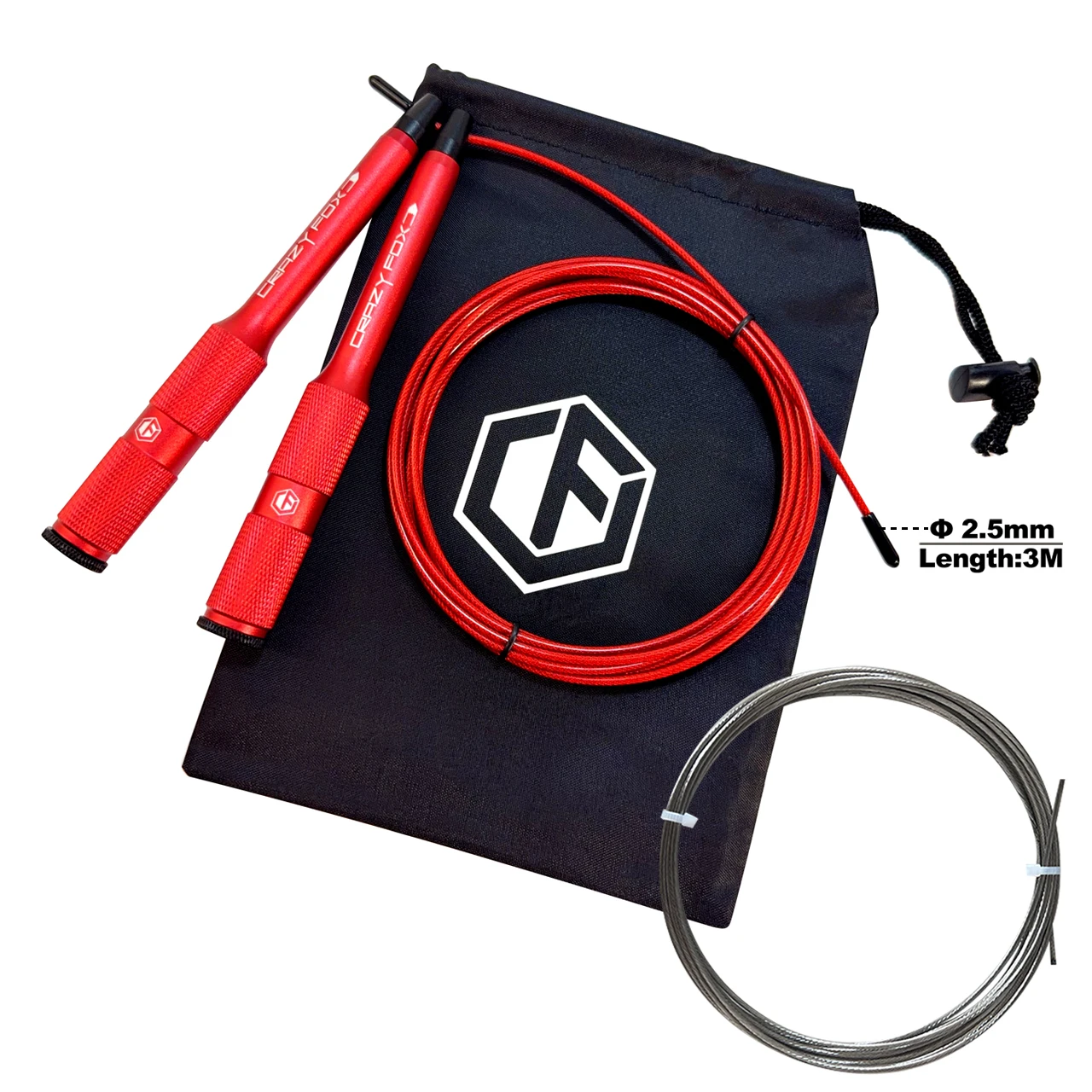 Crazy Fox High Speed Jump Rope Aluminum Handle