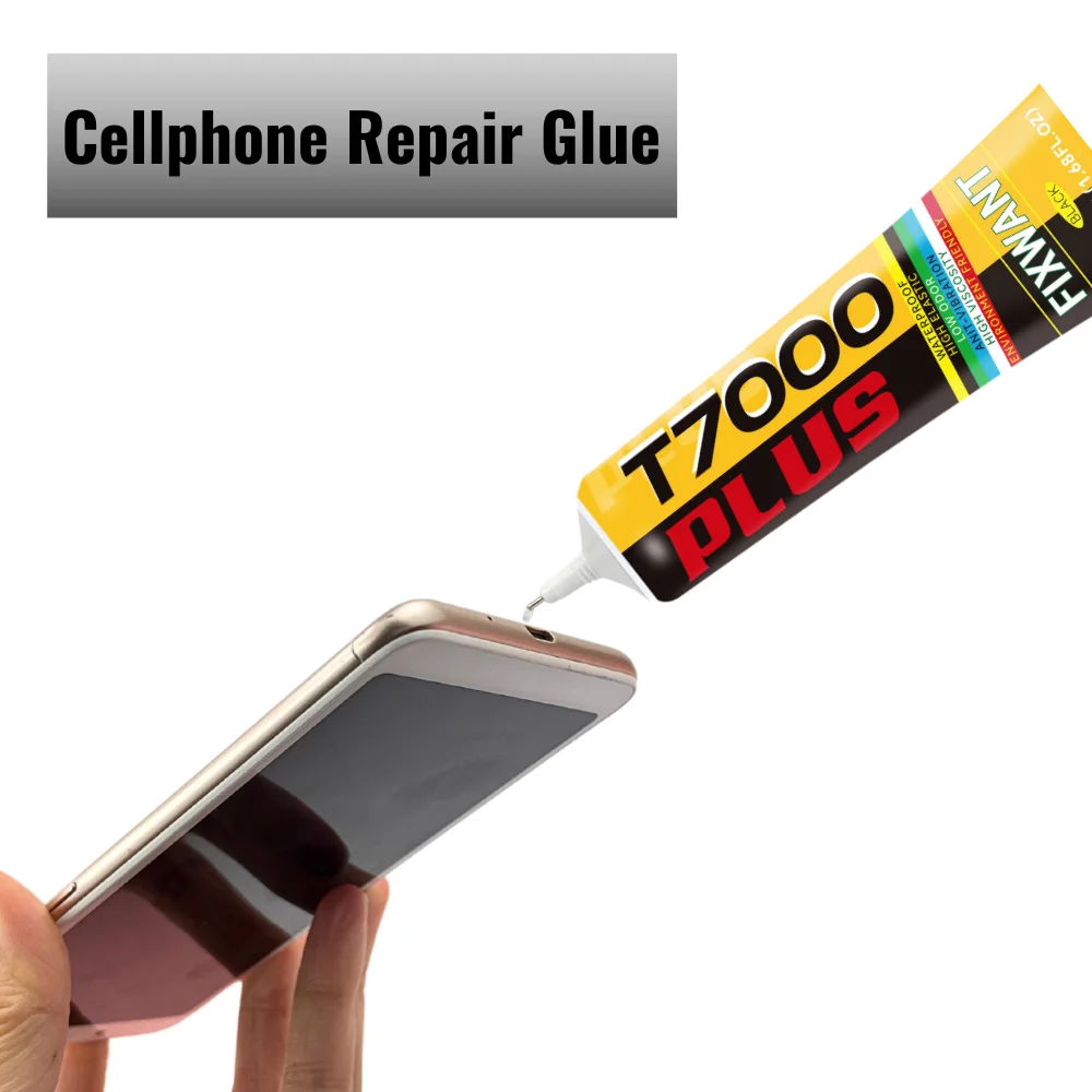 Black Universal Glass Plastic DIY Loud Speaker Phone Case Glue Cellphone Repair Adhesive With Precision Applicator 15/50/110ML