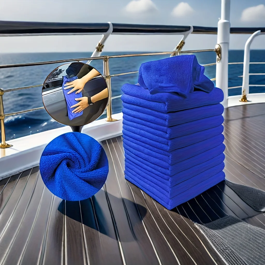 

10-Pack Microfiber Boat/Car Cleaning Towel Car Motorcycle Glass Washing Household Cleaning Small Towel