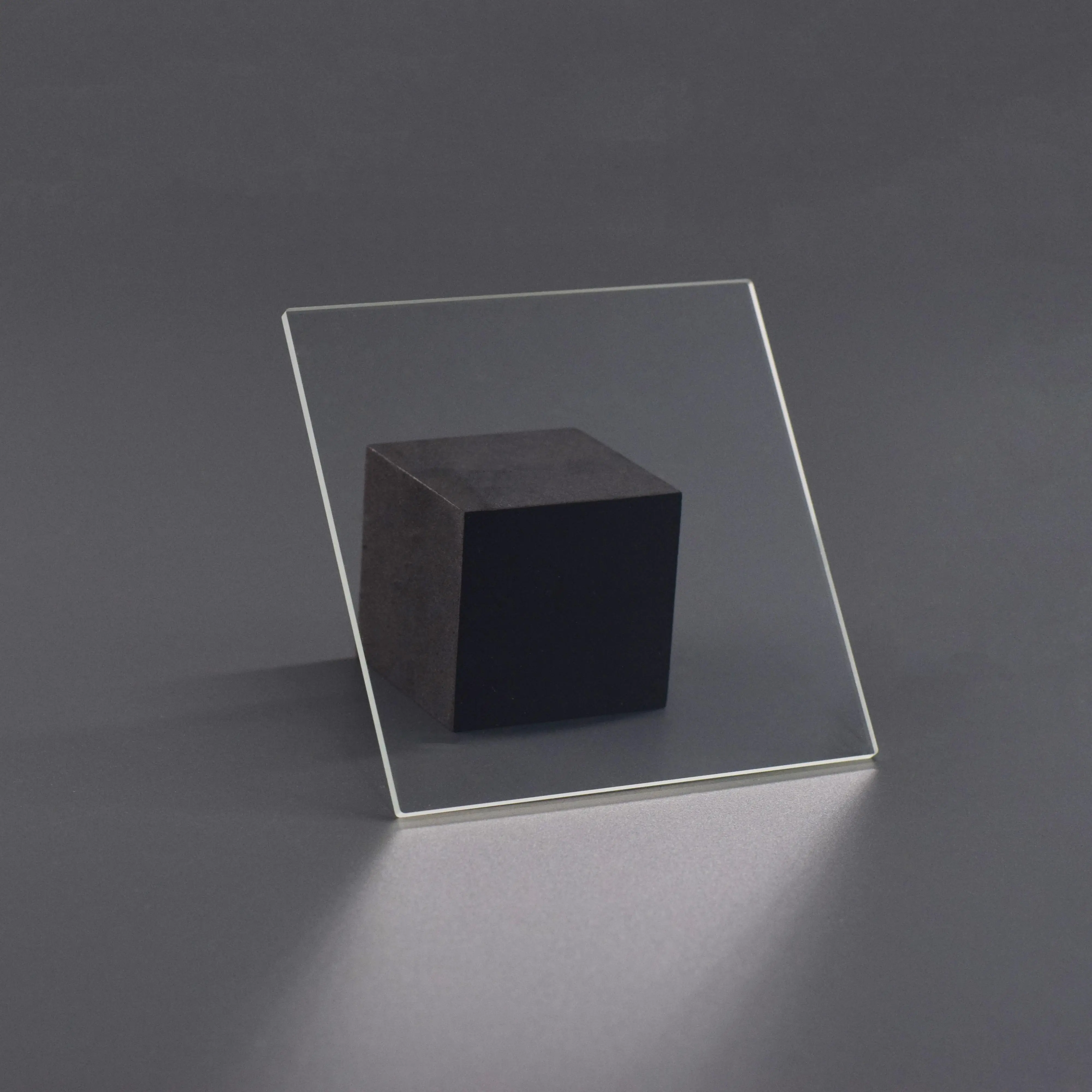 100x100 مللي متر زجاج طلاء مضاد للانعكاس 98% نفاذية الضوء العالية المضادة للانعكاس AR الزجاج #3