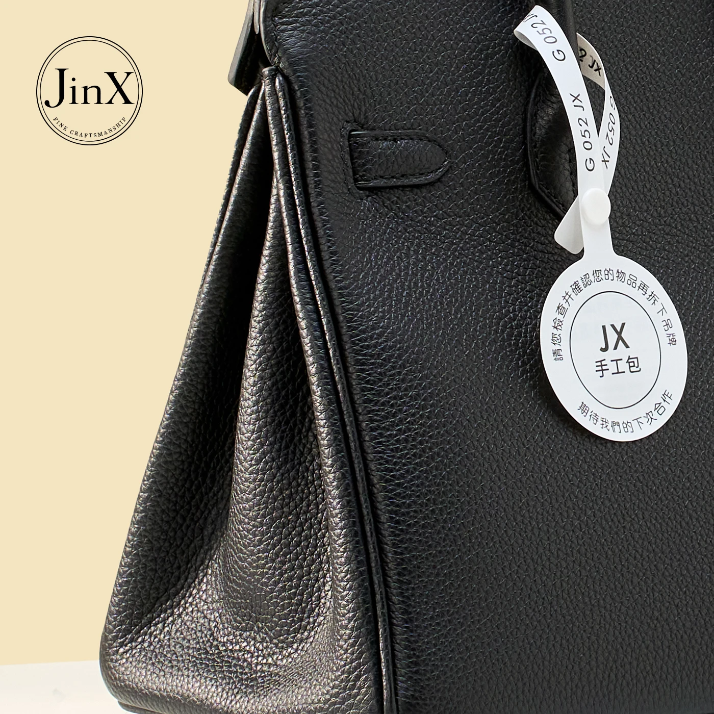 Genuine Leather Women Handbag Trapezoid Top Handle Bag Fashion Lock Shoulder Crossbody Purse Elegant Versatile Daily Tote Bag