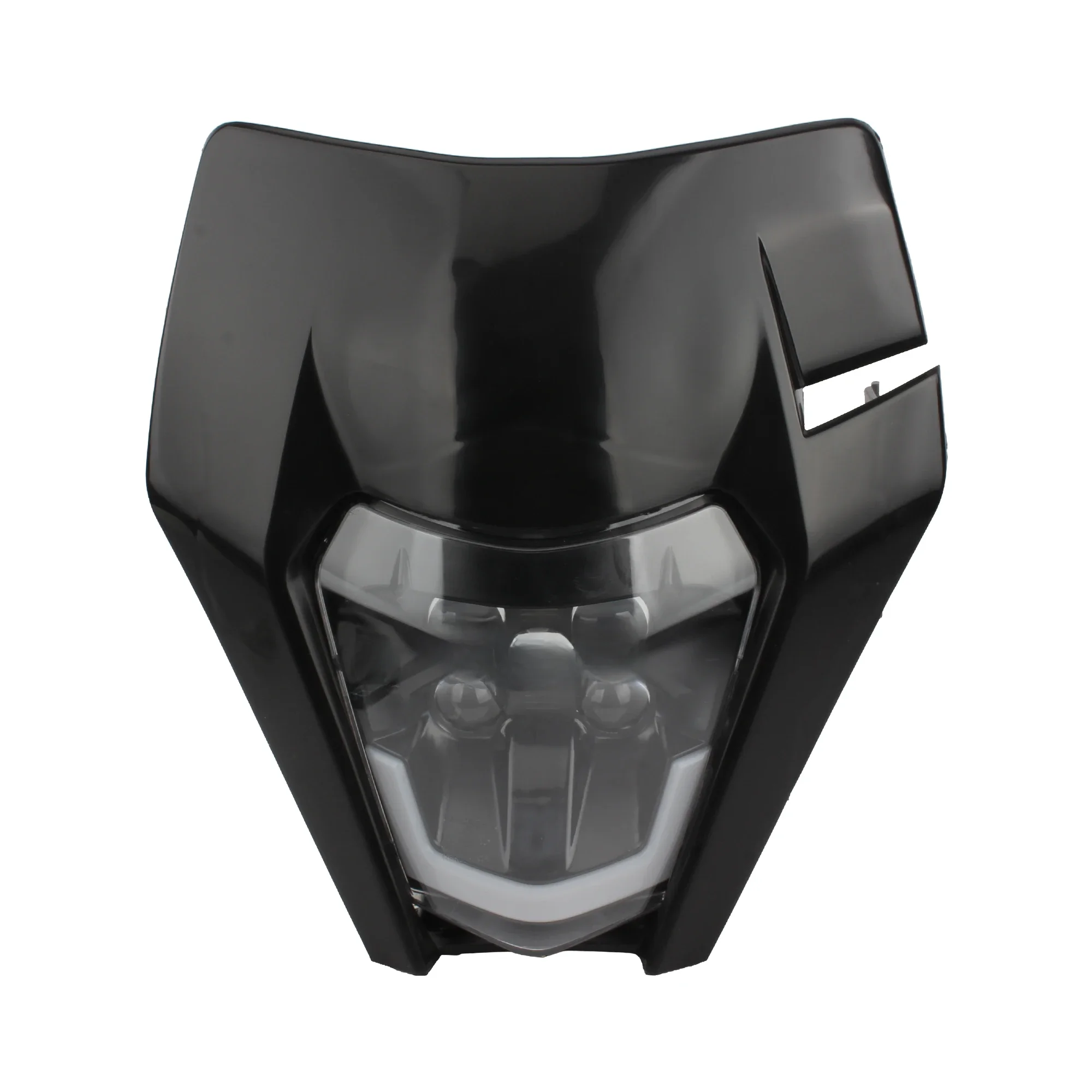 AliExpress PowerMotor Motorcycle Headlight Plate LED Headlamp for KTM EXC XC SX SXF MX 125-500 2018-2023 Supermoto Dirt Bike Enduro Motocross Fairing