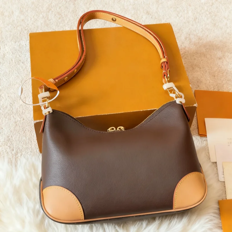 

Высококачественная женская модная универсальная сумка почтальона 2025 года, сумка с рогом SU187