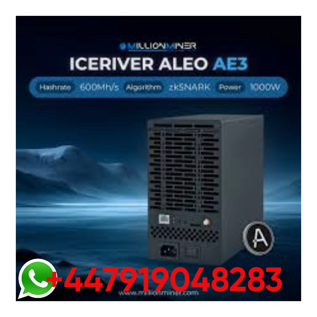 

КУПИТЬ 5 ПОЛУЧИ 3 БЕСПЛАТНО Iceriver AE3 600 МГц/с и энергопотребление 1000 Вт. Алео Майнер