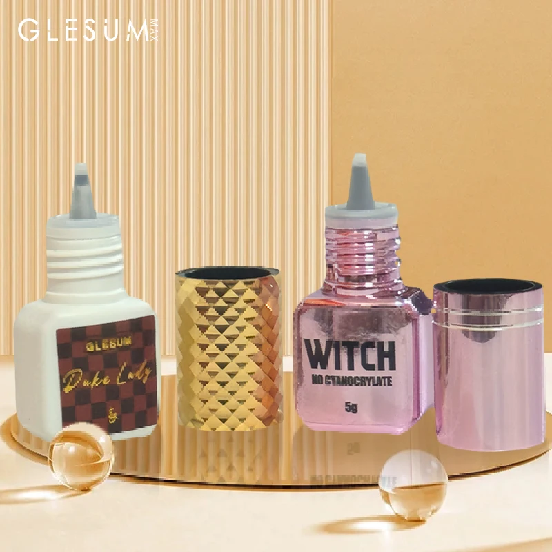 Glesum Quick-drying and Durable False Eyelash Glue Duke Lady Glue and Witch Glue Eyelash Adhesive