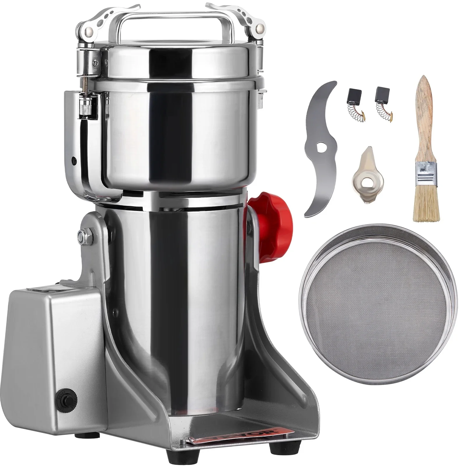 SucceBuy 150-2500g Elektrische Graanmolen Molen Commerciële Swing Spice Grinders voor Droge Kruiden Granen Kruiden Granen Koffie Maïs - afbeelding 2