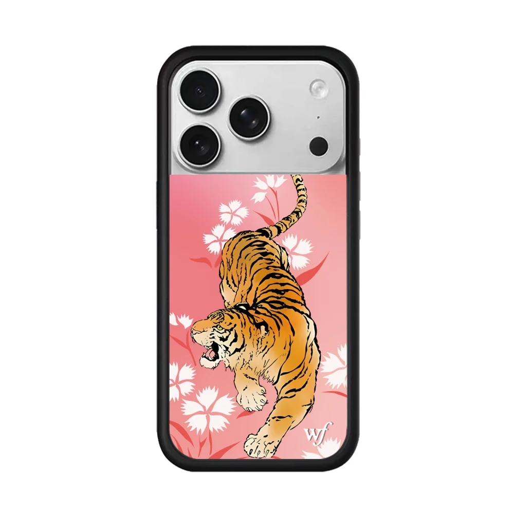 Wildflower ثلاثية الأبعاد WF هالوين الملاك قضية الهاتف آيفون 17 برو ماكس 12 13 14 15 16 زائد INS غطاء الكرتون النمر هريرة لطيف Fundas #5