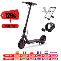 8.5 Inch Electric Scooter with App Function, with Mobile Phone Holder and Anti-Theft Protection, Foldable E Scooter, 25-30 km