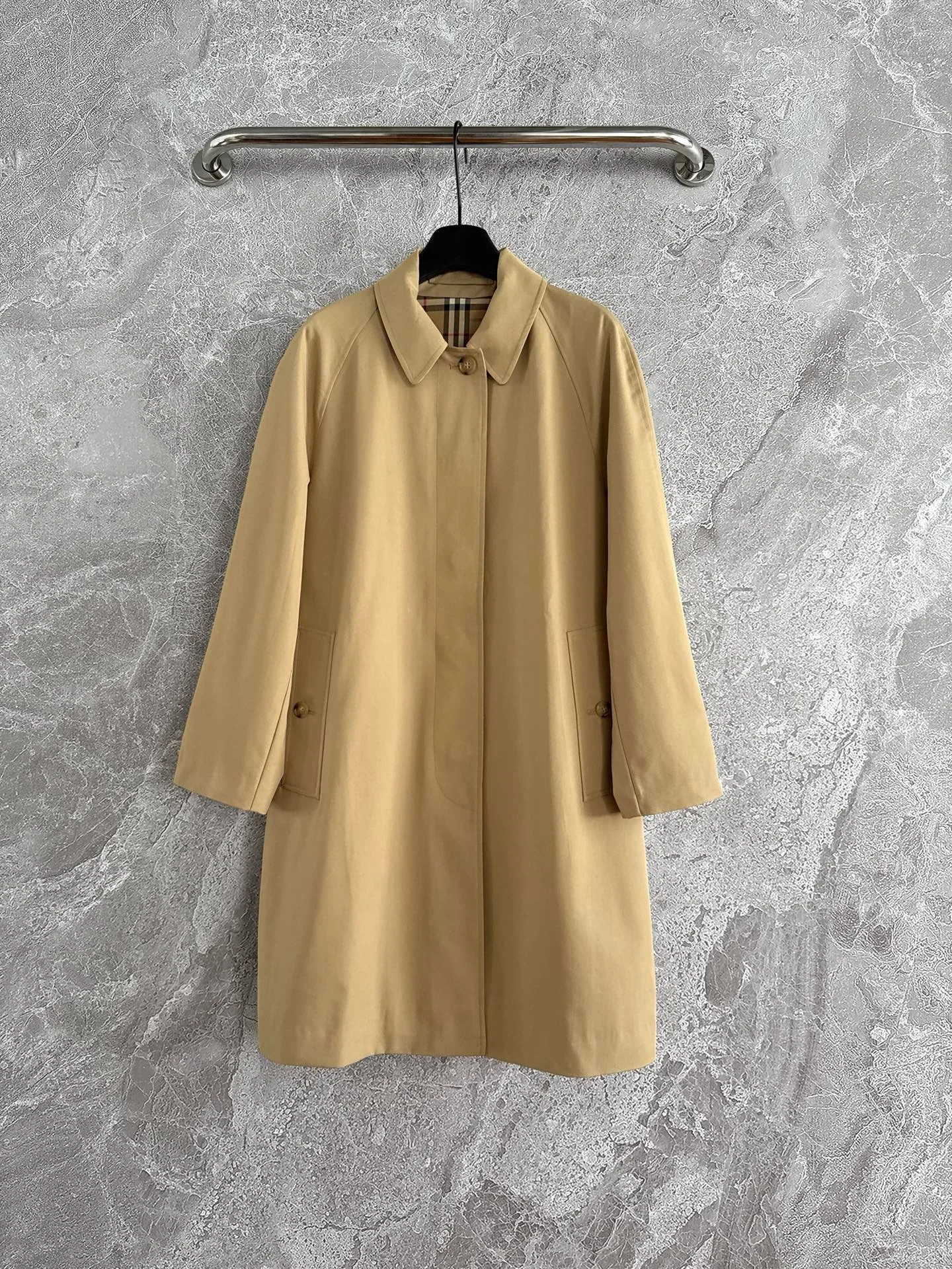 

Autumn New Classic Camry Windbreaker Women's Medium to Long Windbreaker Coat Twill Cotton Casual Casual Handsome British Edition