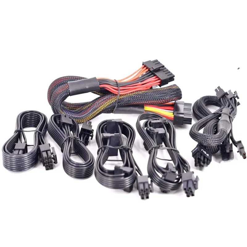 Do EVGA SuperNOVA G2 G3 G5 GP GM P2 PQ T2 24 Pin 4+4pin 8Pin EPS 12V CPU SATA Molex Cable 6+2pin PCIe VGA Cables — zdjęcie produktu 7