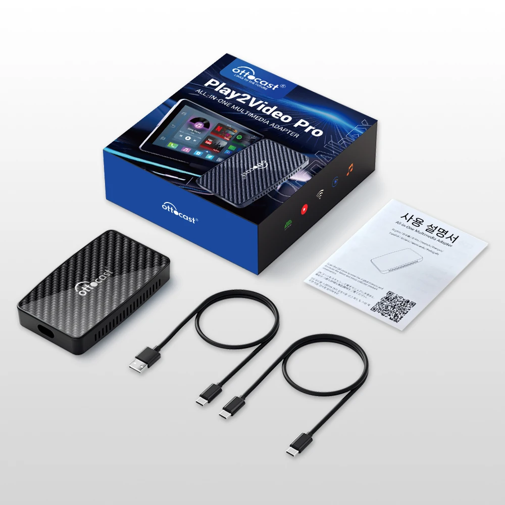 Ottocast Wireless CarPlay Android Auto Play2Video Pro All-in-one