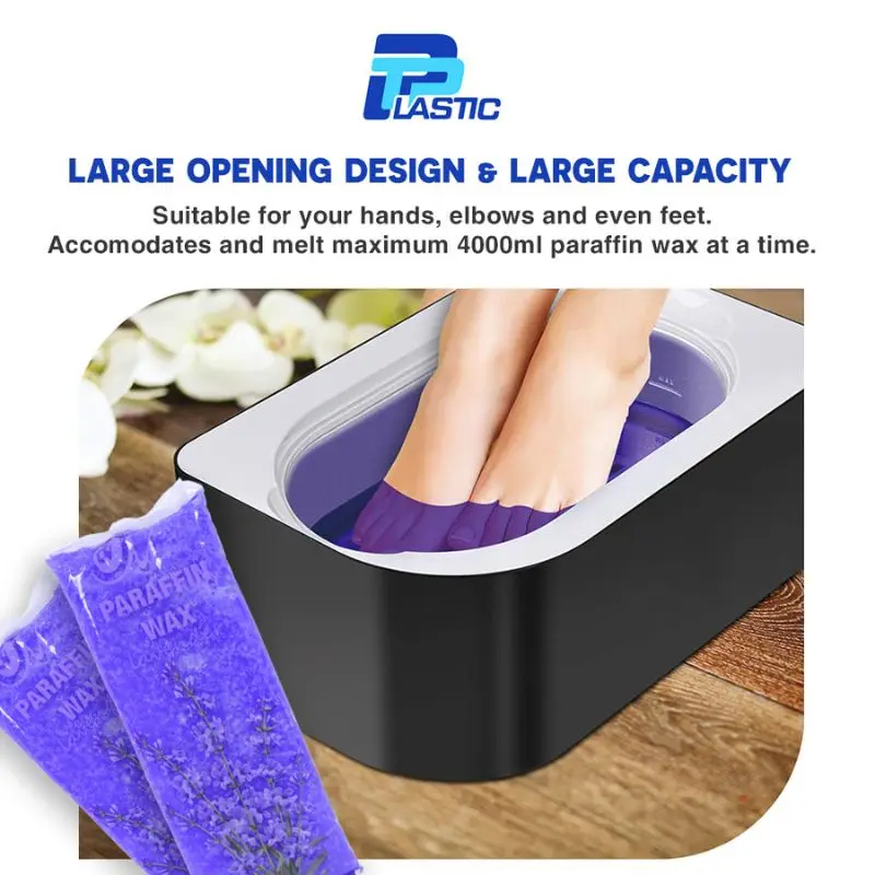 شمع البارافين المعطر باللافندر 12 قطعة 1 رطل لعلاج سبا اليدين والقدم، علاج شمع الترطيب العميق، ينعم البشرة الجافة والمتشققة #5