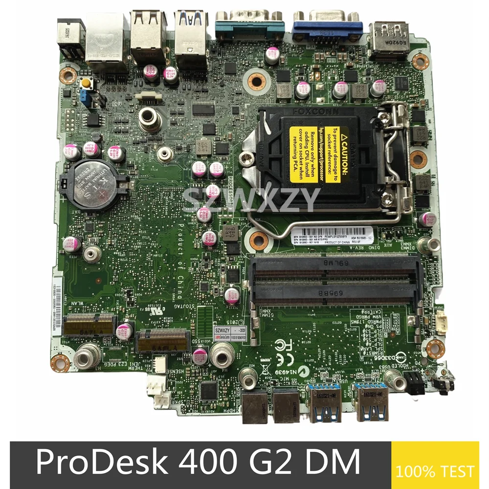 Original HP ProDesk 400 G2 Mini PC Motherboard LGA 1151