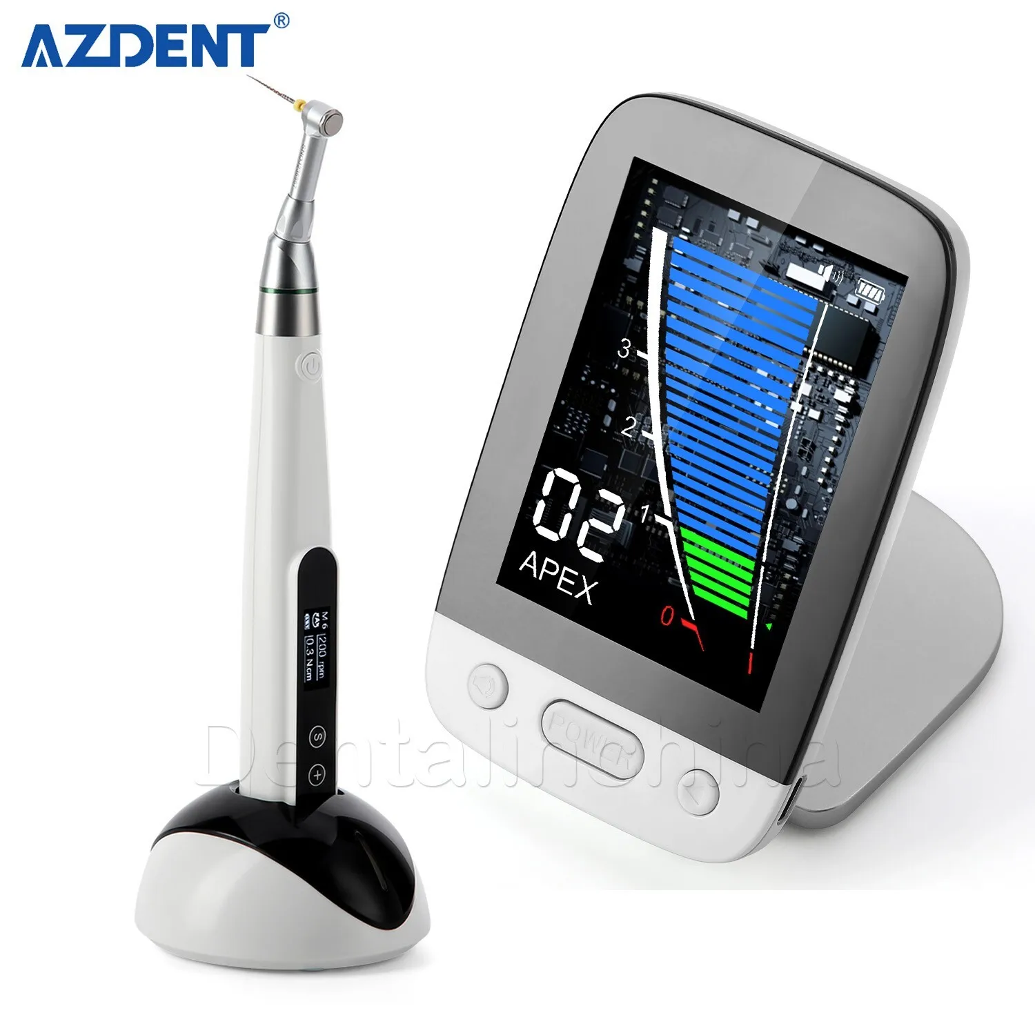 

TT BUY NOW BUY 2 Get 1 AZDENT Dental Apex Locator Root Canal Finder / Cordless LED 16:1 Endo Motor