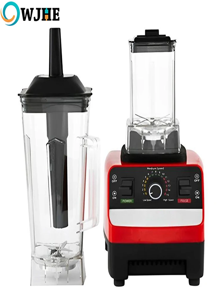 OWJHE 2000W 2-in-1 Robuster Standmixer, geeignet für Lebensmittelverarbeitungsmaschinen, Eiscreme-Smoothies, geeignet für Küchen-Entsafter