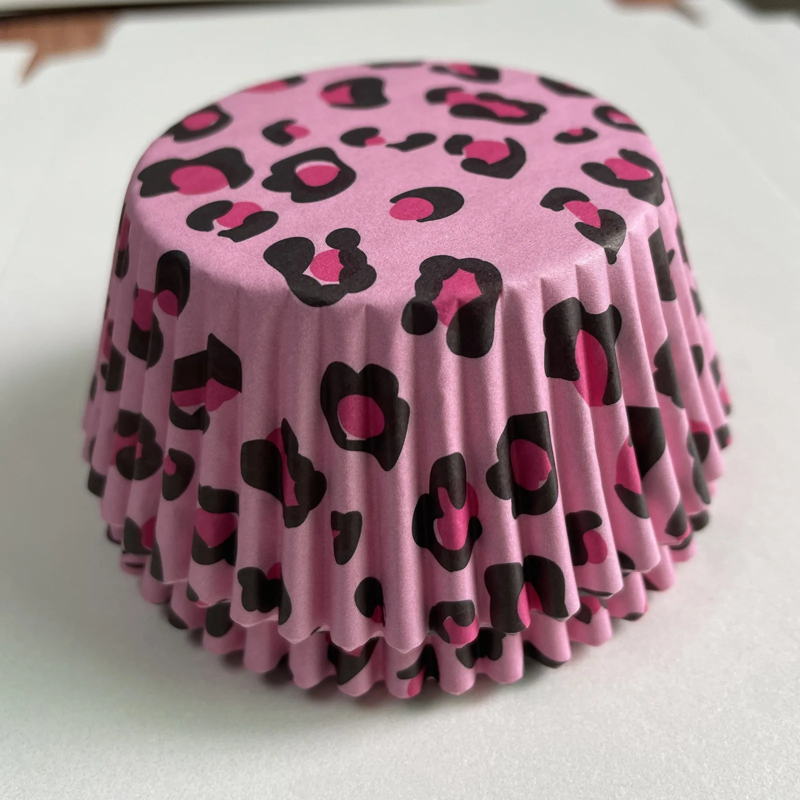 100pcs white cow/zebra/leopard animal print Camouflage stripe Grid Gingram Cupcake Liner muffin baking Cup cake mold birthday