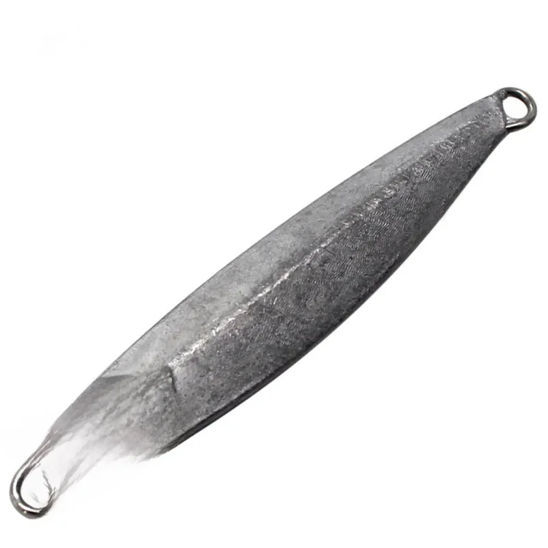 Ufishing niepomalowane metalowe przyrządy 7g 10g 15g 20g 30g 40g 60g 80g wolno tonąca przynęta wędkarska 20 części/partia ołowiane przynęty na ryby — zdjęcie 2