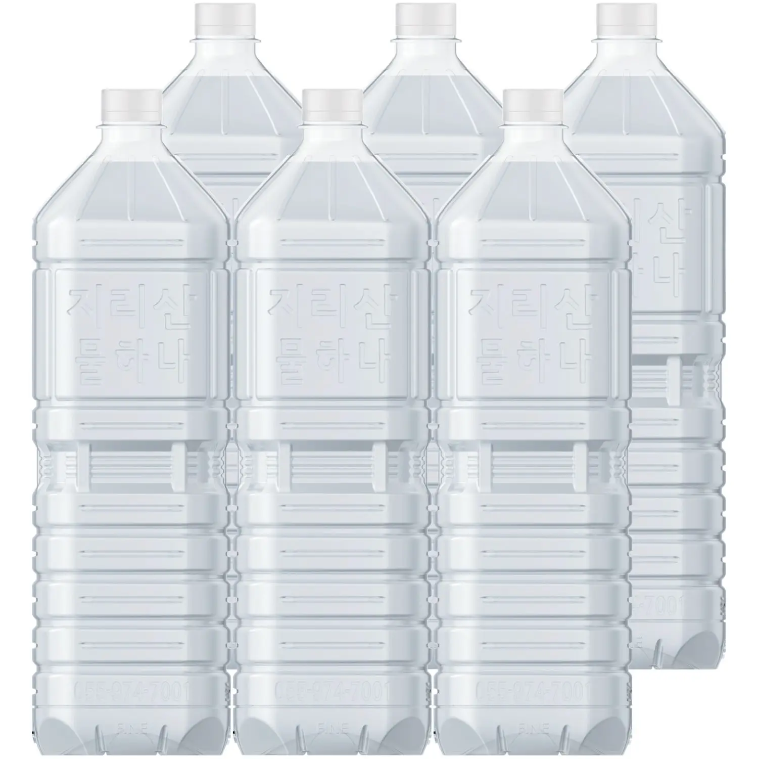 Botella de agua en la etiqueta del árbol 2L X 12